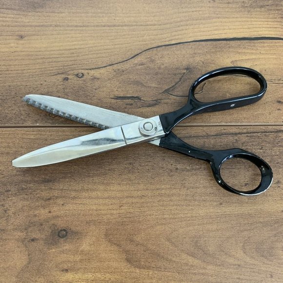 Vintage Wiss Pinking Shears Scissors 7.5 inch Newark NJ USA - Picture 4 of 6